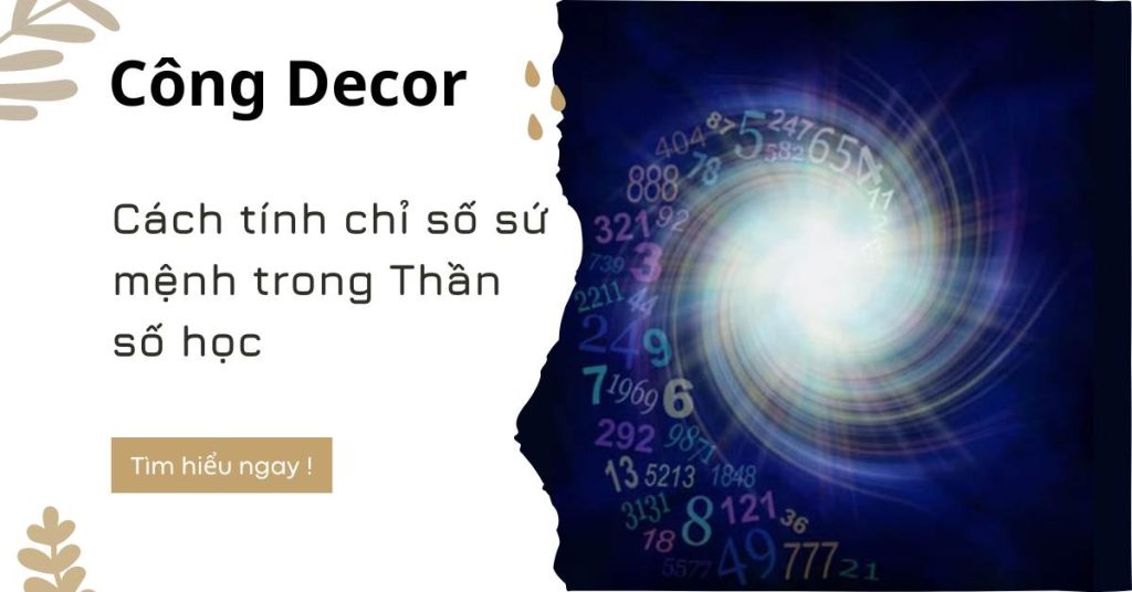 Cách tính chỉ số sứ mệnh trong Thần số học