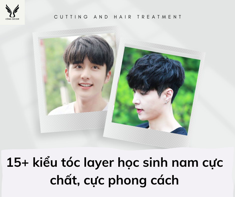 Kiểu tóc layer học sinh nam cực chất, cực phong cách