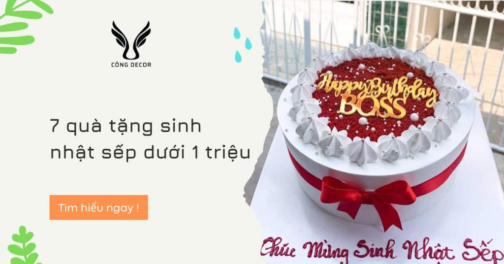 7 quà tặng sinh nhật sếp dưới 1 triệu