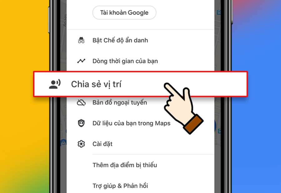 Cách chia sẻ vị trí trên Google Maps