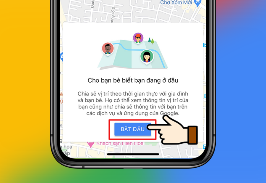 Cách chia sẻ vị trí trên Google Maps