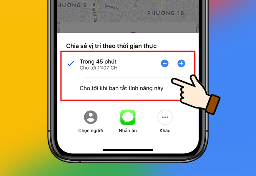 Cách chia sẻ vị trí trên Google Maps