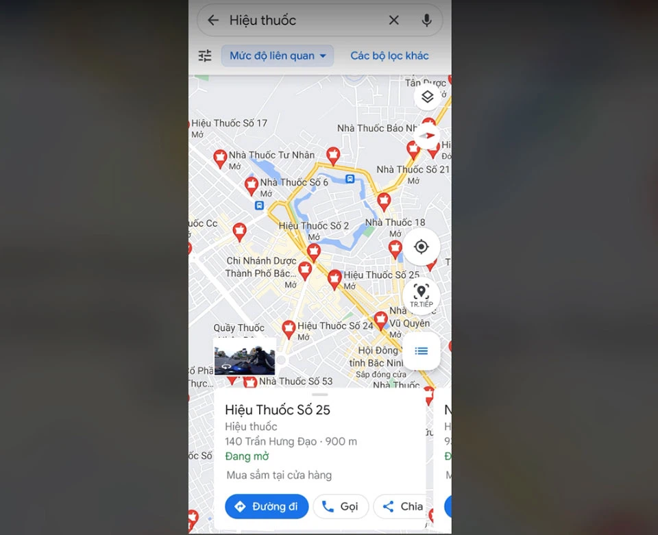 Hướng dẫn cách tìm hiệu thuốc gần nhất trên Google Maps