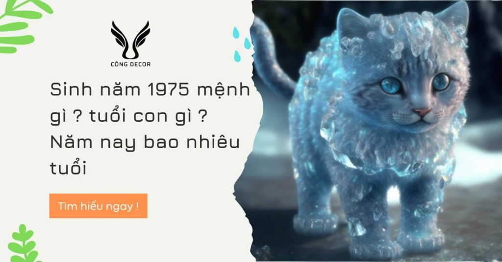 Sinh năm 1975 mệnh gì tuổi con gì Năm nay bao nhiêu tuổi