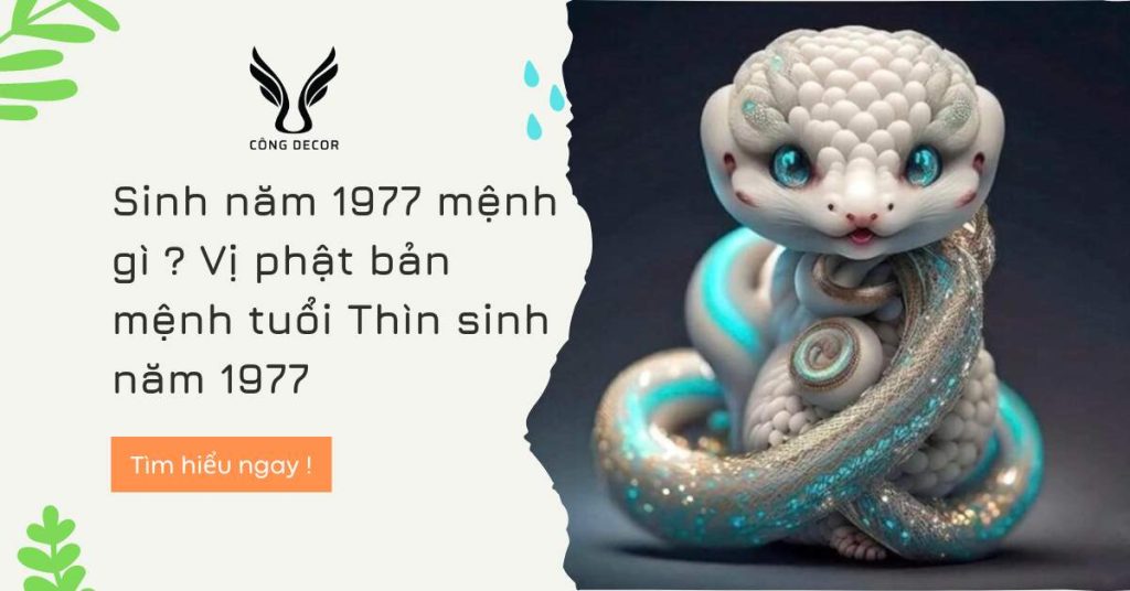 Sinh năm 1977 mệnh gì ? Vị phật bản mệnh tuổi Thìn sinh năm 1977