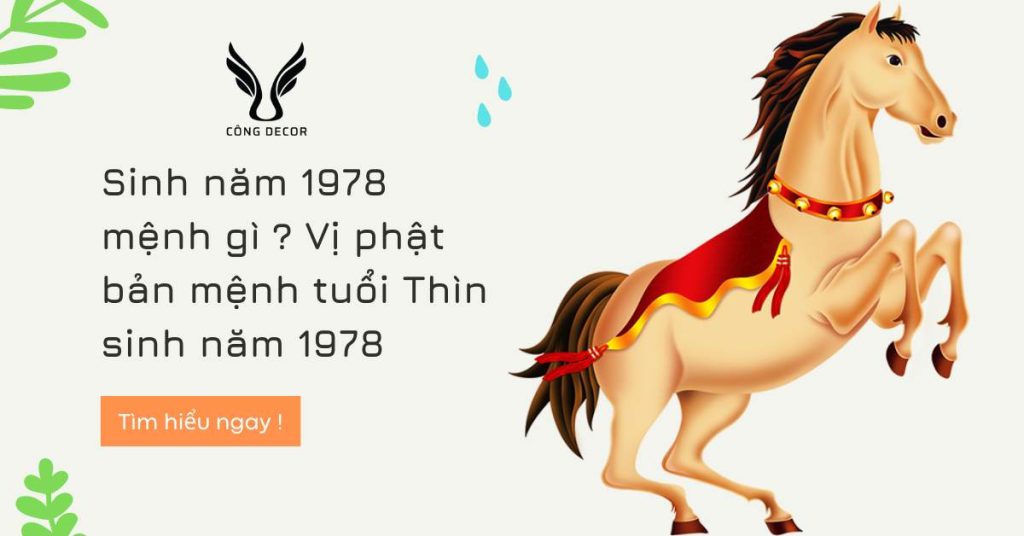 Sinh năm 1978 mệnh gì ? Vị phật bản mệnh tuổi Thìn sinh năm 1978