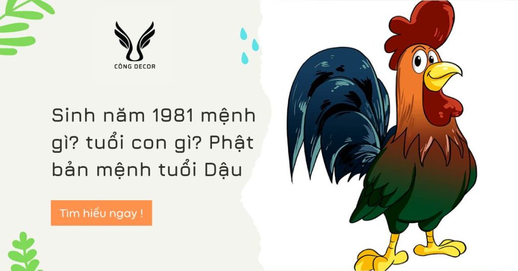 Sinh năm 1981 mệnh gì tuổi con gì Phật bản mệnh tuổi Dậu