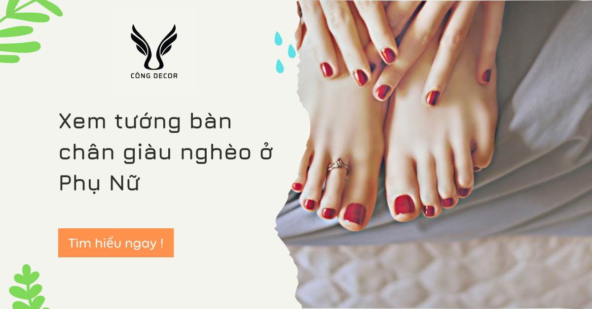 Nét quý tướng ở bàn chân phụ nữ