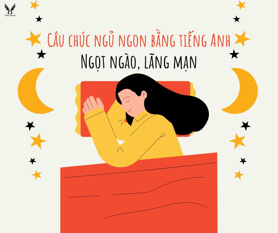 Chúc ngủ ngon bằng tiếng Anh ngọt ngào và lãng mạn