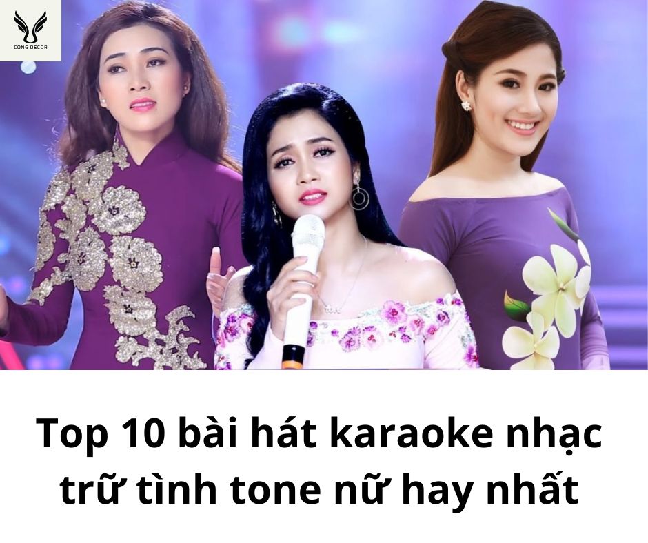 Tổng hợp 10 bài hát karaoke nhạc trữ tình tone nữ hay nhất