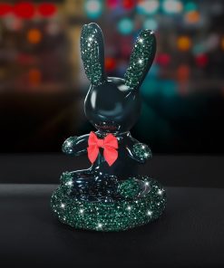 Thỏ Bunny gắn đá kết hộp nước hoa để oto