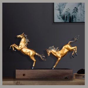 Tượng Song Mã Trang Trí