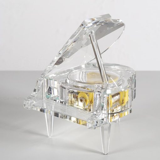 Mô Hình Piano Pha Lê