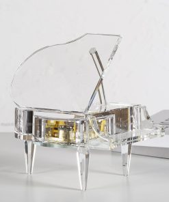 Mô Hình Piano Pha Lê