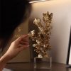 Tượng Decor San Hô Vàng Sang Trọng
