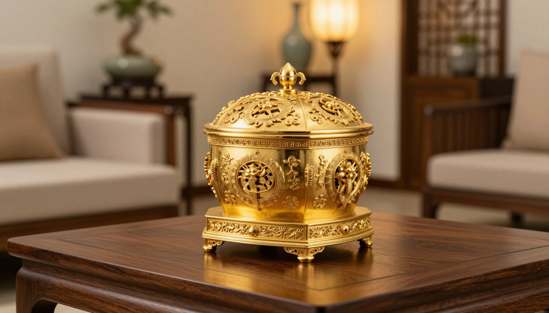 quà tặng tân gia mạ vàng sang trọng cho sếp và đối tác