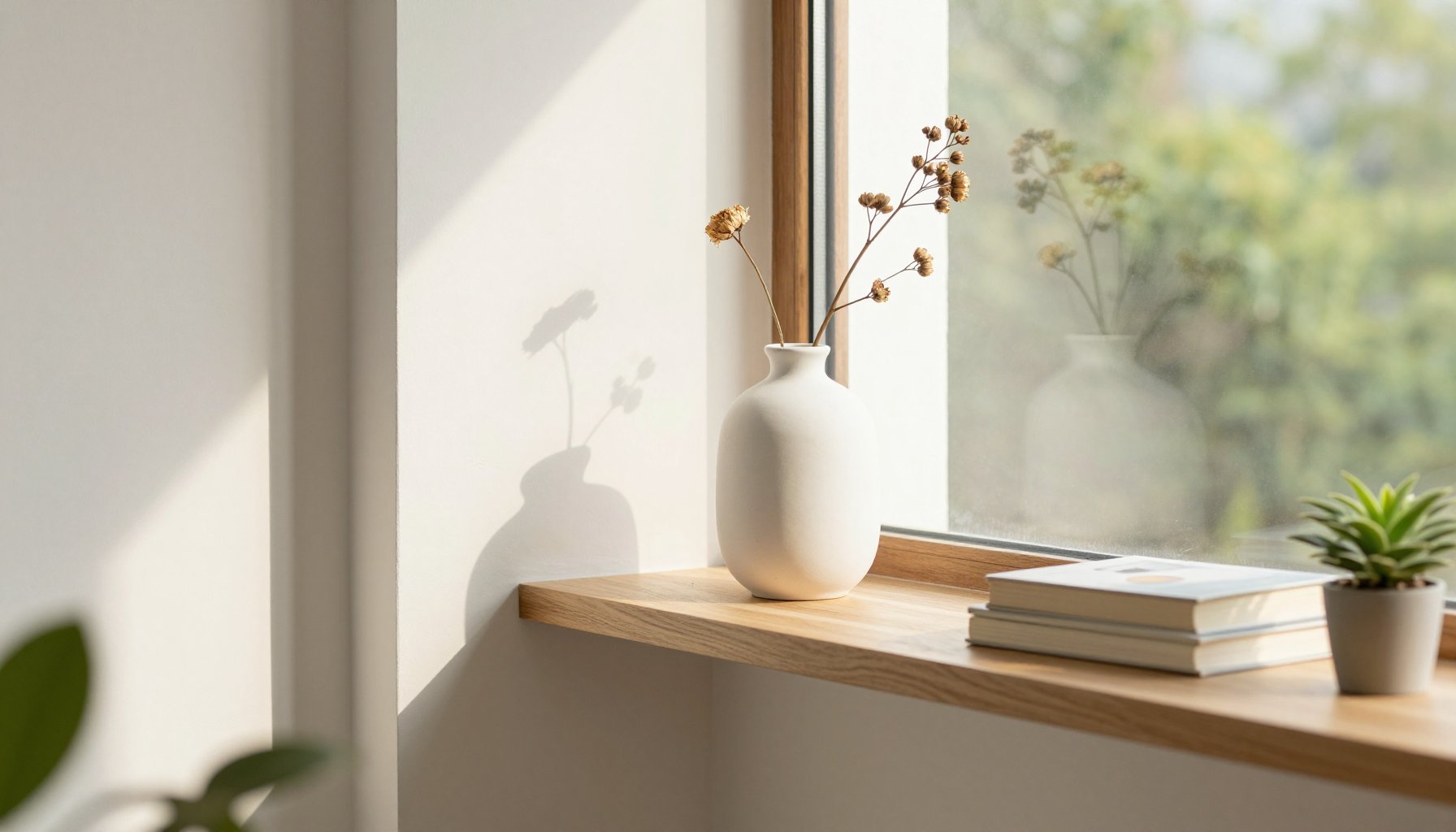 Bình hoa decor kim loại và gốm cho bàn làm việc nhỏ gọn