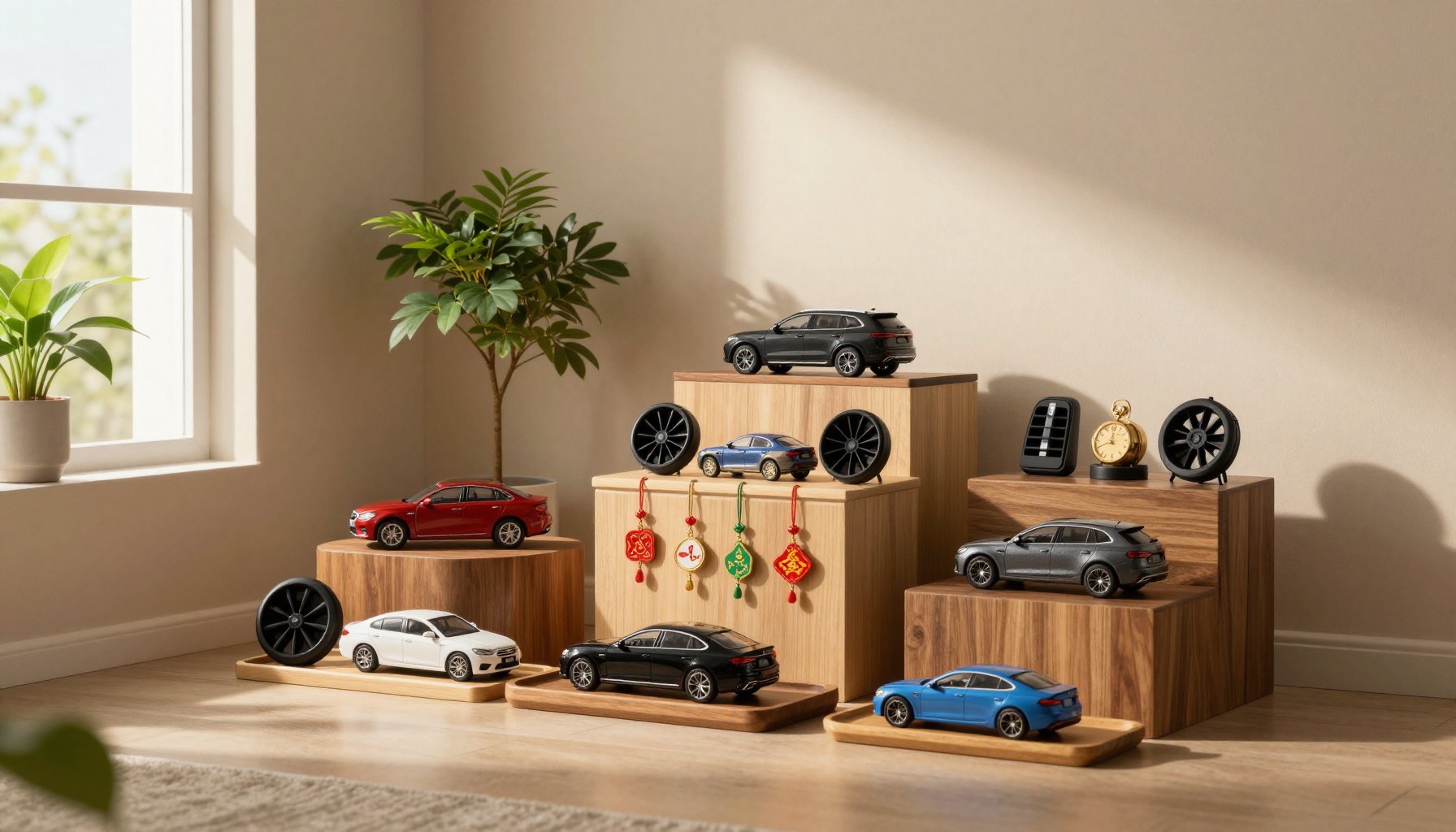Đồ trang trí nội thất ô tô mô hình xe sidecar tại ANT HOME DECOR
